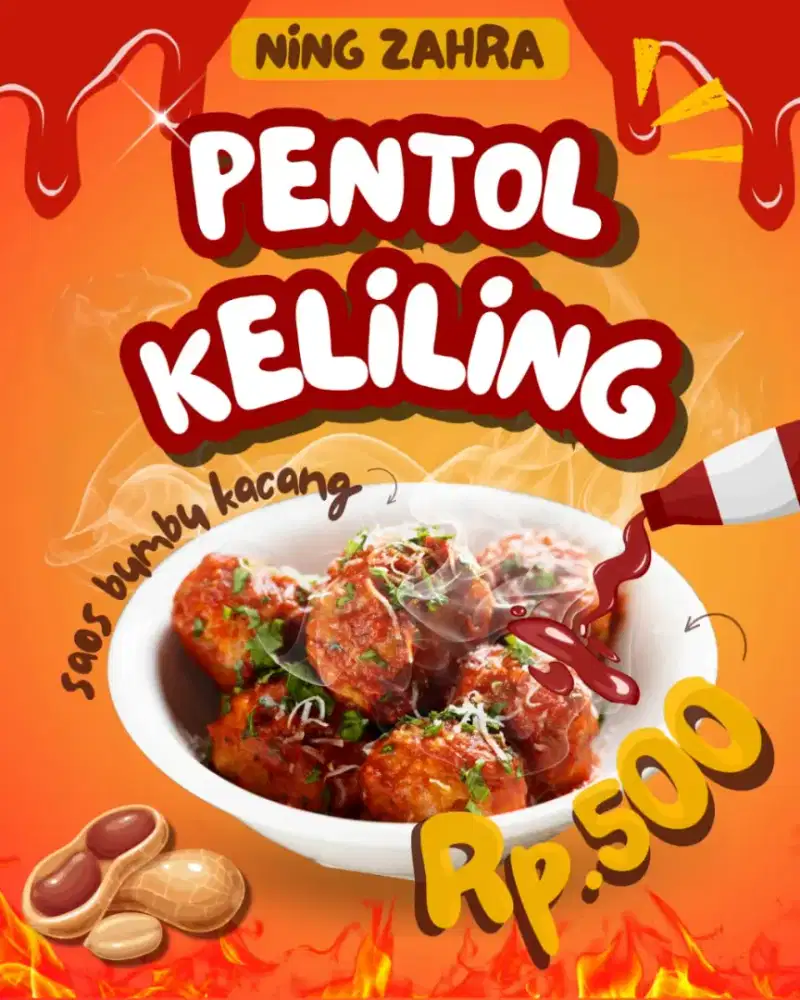 Jualan Pentol Keliling