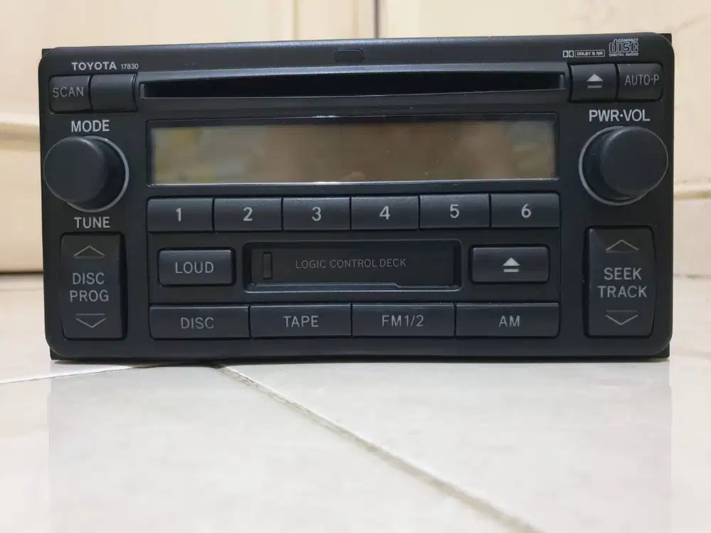 Tape CD Mobil Toyota Fujitsu Ten 86120-TA010 Tape CD Tuner