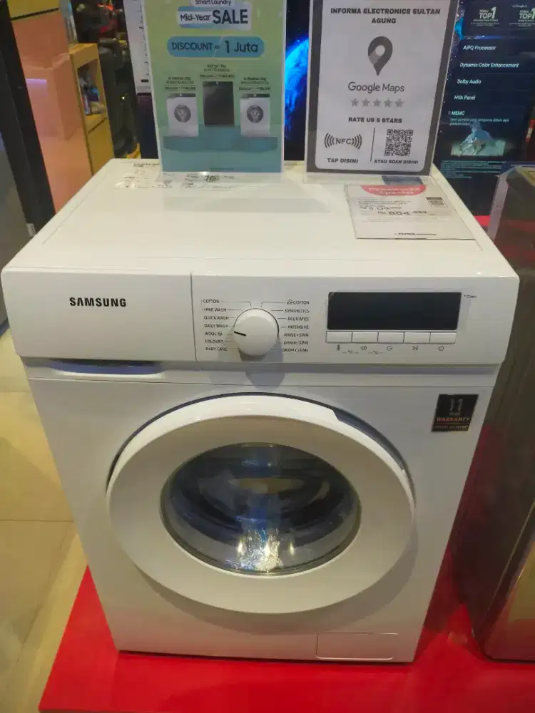 Promo mesin cuci front loading