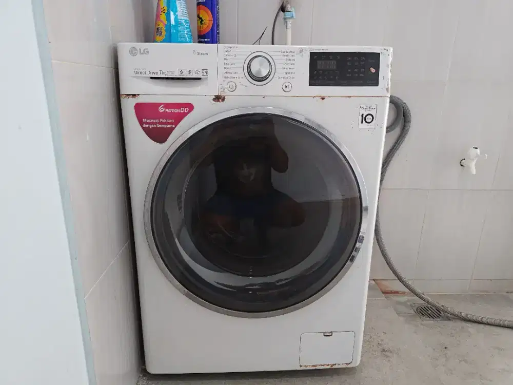 MESIN CUCI LG 7KG, FRONT LOADING