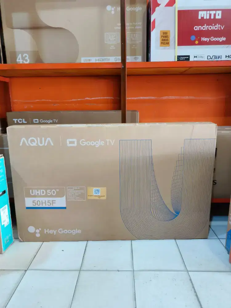 Aqua Google TV 50 inch promo terbatas bisa kredit