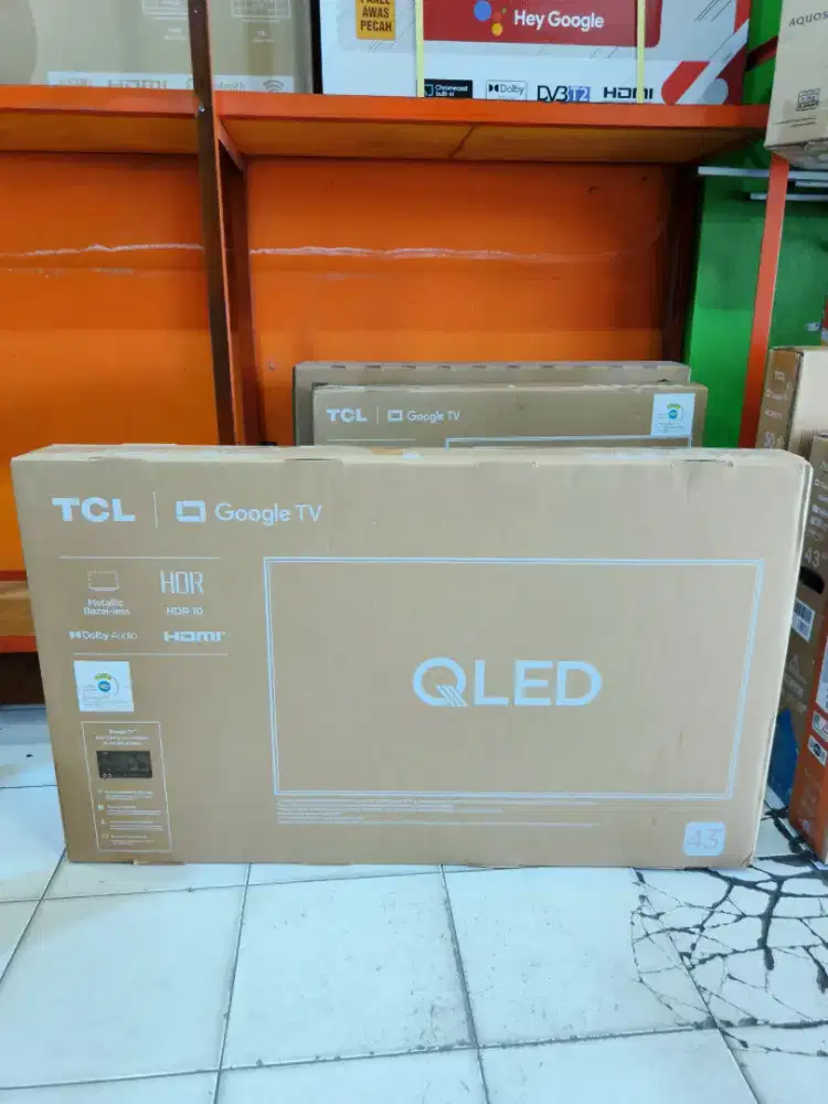 TCL Google TV 43 inch Qled promo terbatas bisa kredit