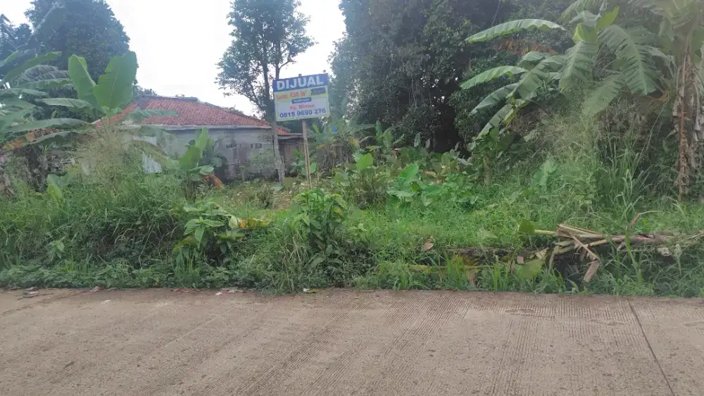 Dijual Tanah Luas 430 Meter pinggir jalan