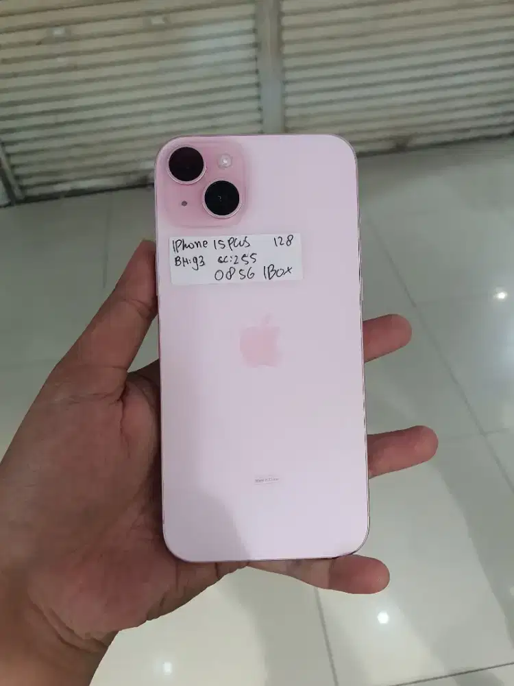 Iphone 15 Plus 128 GB Resmi iBox Pink