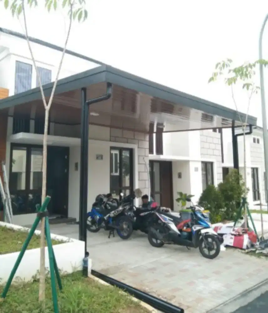 kanopi baja ringan atap spandek, alderon dan lainnya
