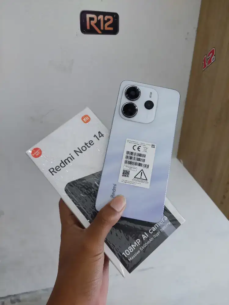 Xiaomi Redmi Note 14 4G 8/256 seken garansi resmi aktif