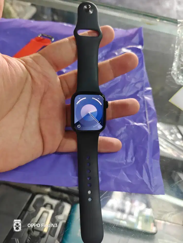 Apple iWatch series 8 41mm black exgrs resmi iBox mantap d