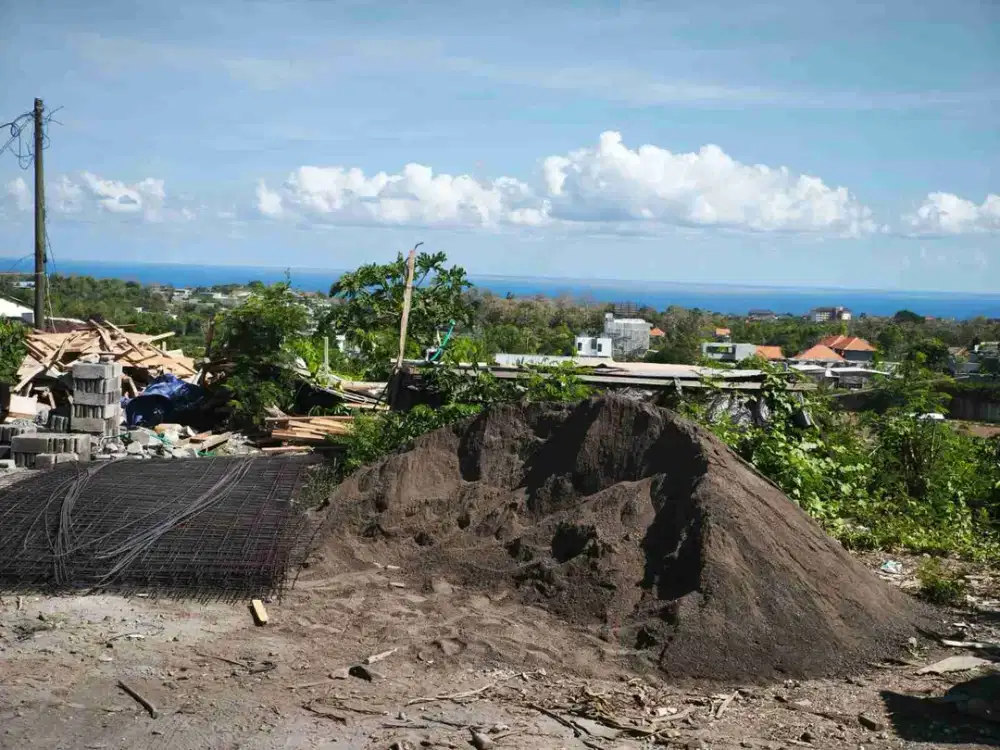 tanah ocean view 1 hektar kawasan villa toyaning 1 Ungasan Badung Bali