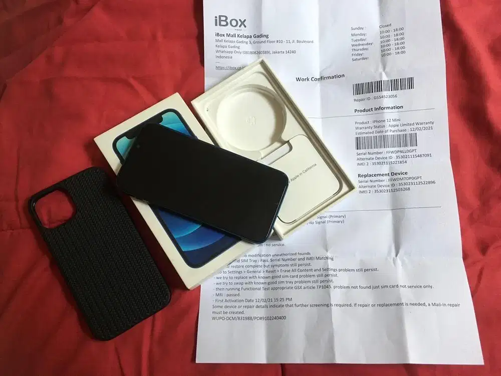 IPhone 12 mini 128gb replacment/gantian ibox