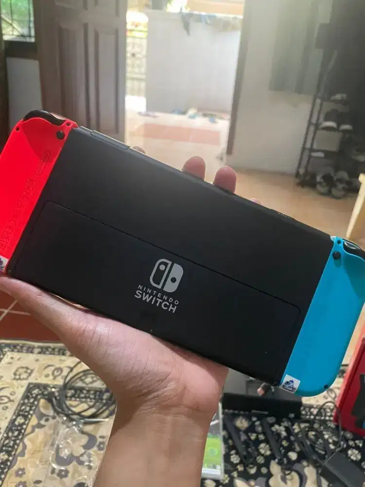 Nintendo switch OLED fullset no minus pemakaian sendiri