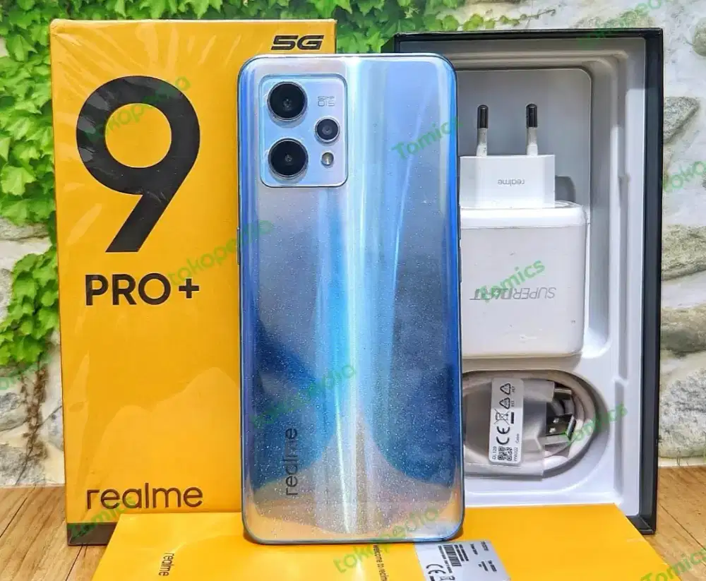 Murah hp Realme 9 pro+ plus 5G 8/128 lkp, bs TT
