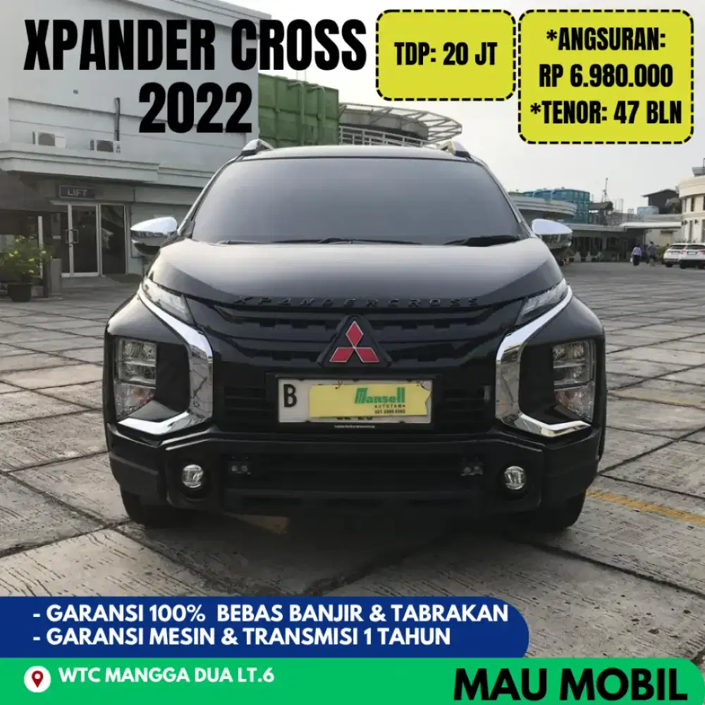 TDP 20JT, Xpander Cross 2021/2022/2023/2024 Hitam, KM 60rb