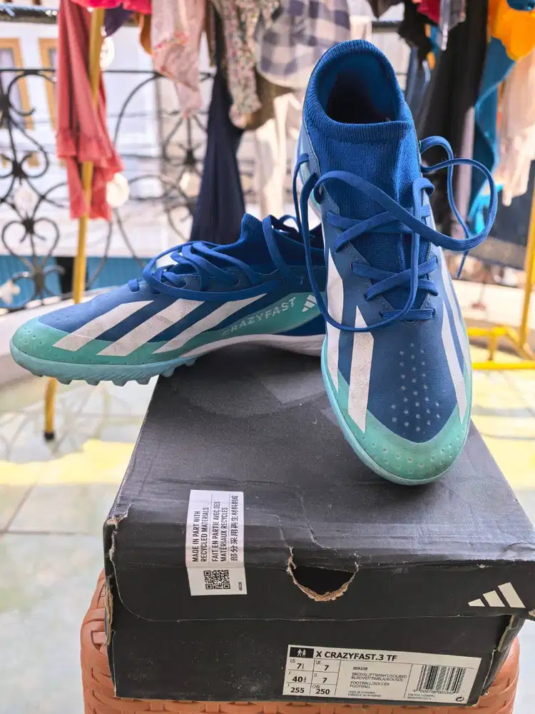 ADIDAS Sepatu Futsal/Mini Soccer X CRAZYFAST.3 TF Biru