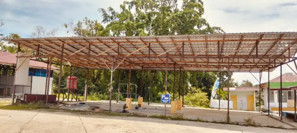 Dijual kayu, atap dan tandon bekas wo