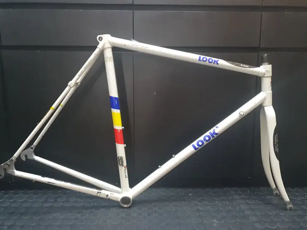 frameset roadbike vintage Look carbon alloy