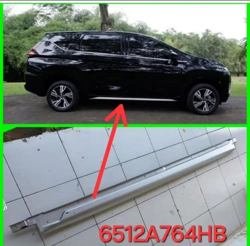 Side skirt & cover foglamp xpander original