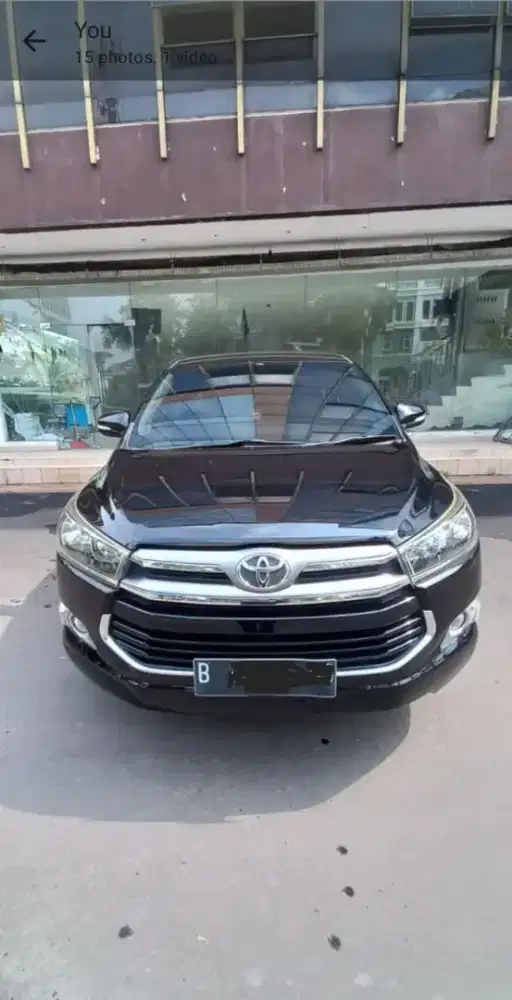 DI JUAL - INNOVA REBORN BENSIN 2.0 G AT HITAM