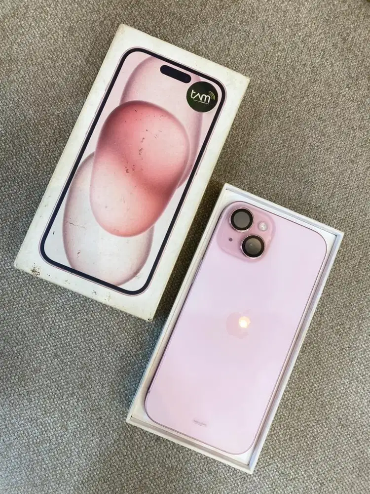 IPHONE 15 PINK 128GB GARANSI IBOX