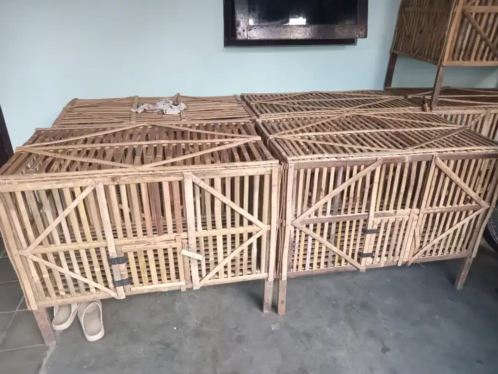 Dijual kandang ternak dari bambu