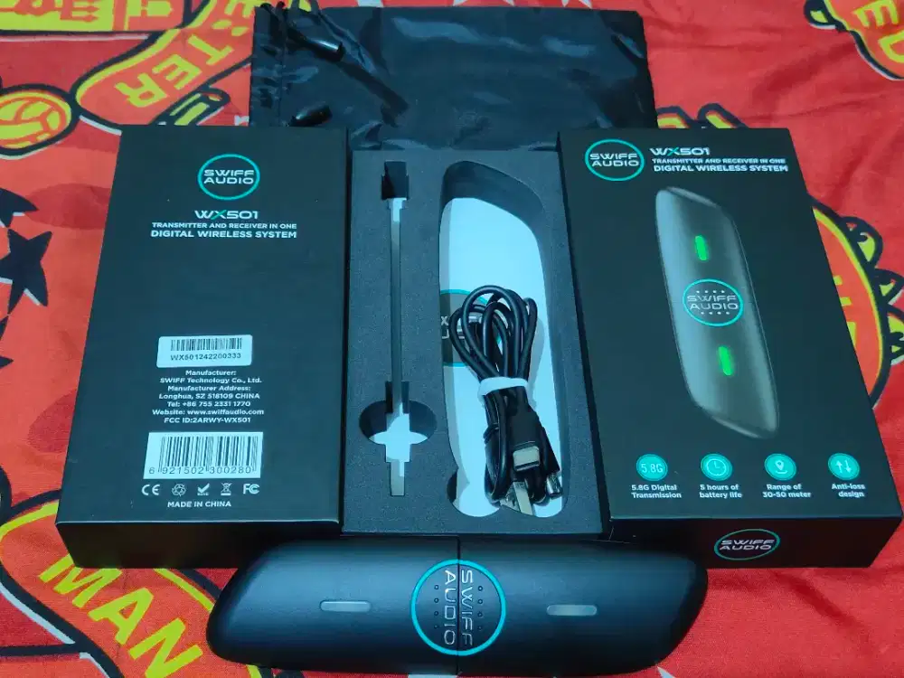 Wireless Gitar Swiff Audio WX501 Fullset Murmer BU