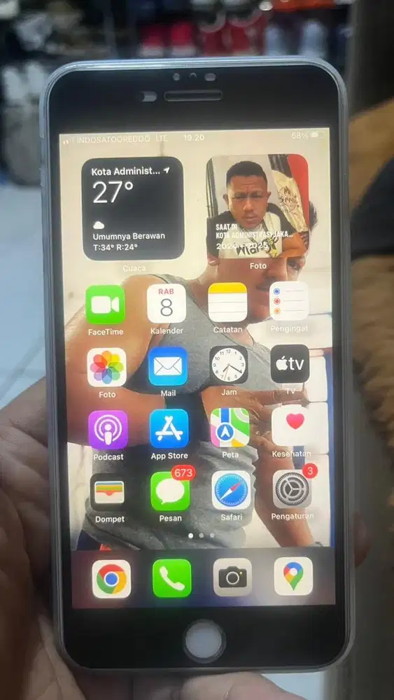 jual santai iphone 8 plus 256