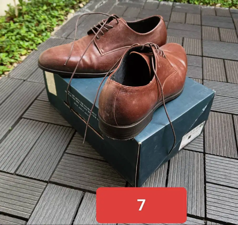 Sepatu pantofel zara size 44 cowo men pria formal