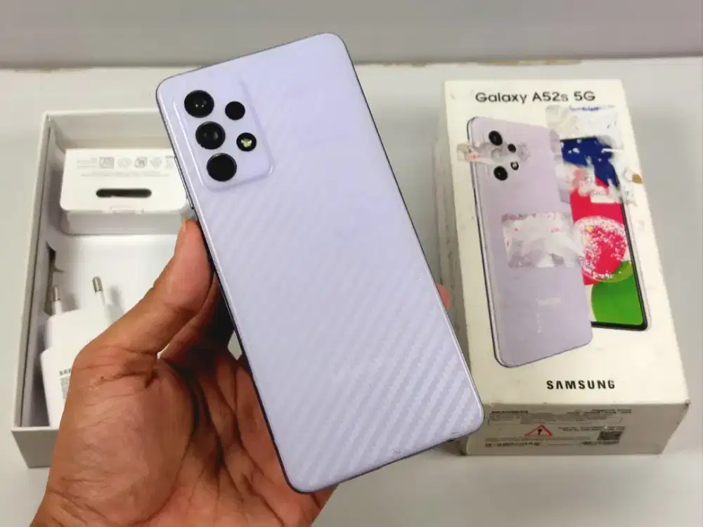 Samsung Galaxy A52s 5G NFC 8/256GB fullset Resmi SEIN