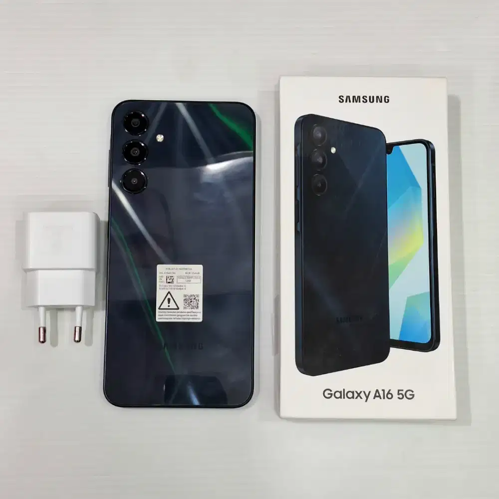 Samsung A16 5G ram 8/256gb garansi Feb 2026 include Adapter
