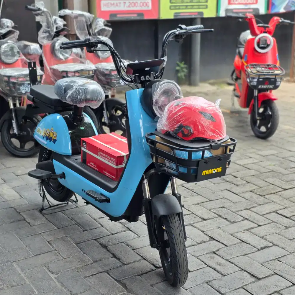 SEPEDA LISTRIK EXOTIC FREE HELM