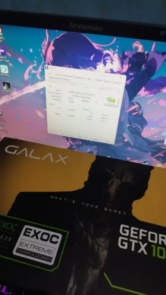 Galax GTX 1050ti 4gb ddr5