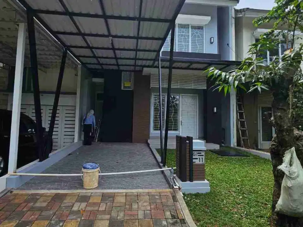Dijual rumah siap huni dalam komplek Delatinos BSD