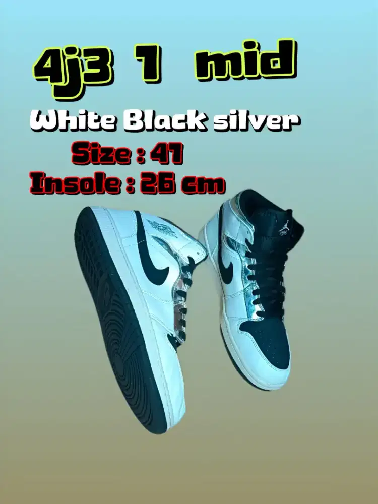 Sepatu sneakers 4jee 1 mid size 41