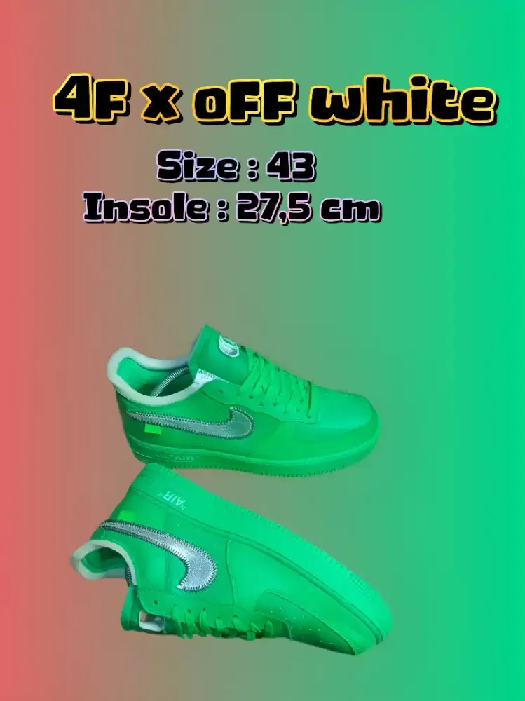 Sepatu sneakers n1kee 4f size 43