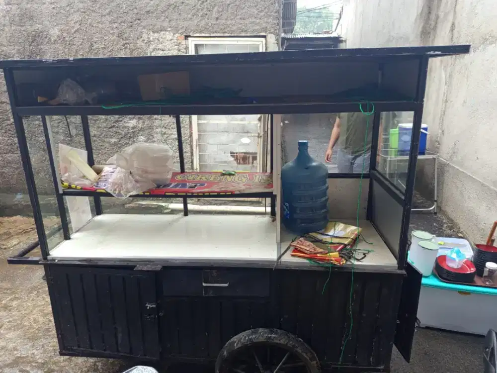 Gerobak jualan stainless