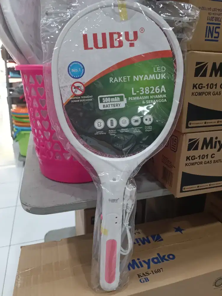 Raket Nyamuk LED L-3826A LUBY