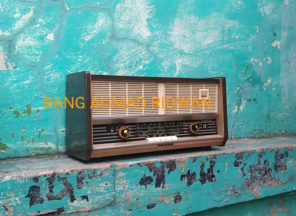 RALIN radio all transistor antik jadul kuno tua klasik MW AM SW kayu