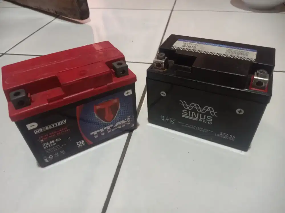 Aki bekas motor matic