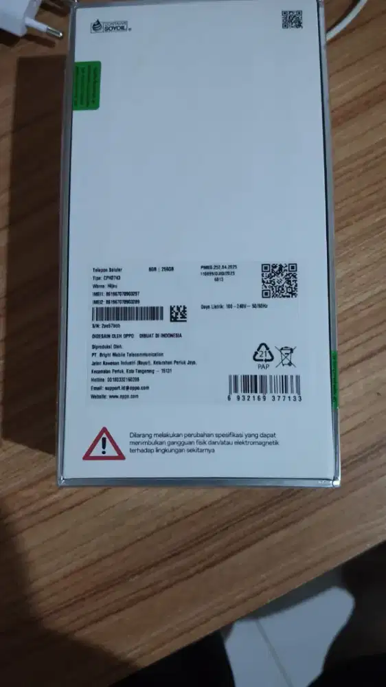 Jual HP oppo like new garansi panjang