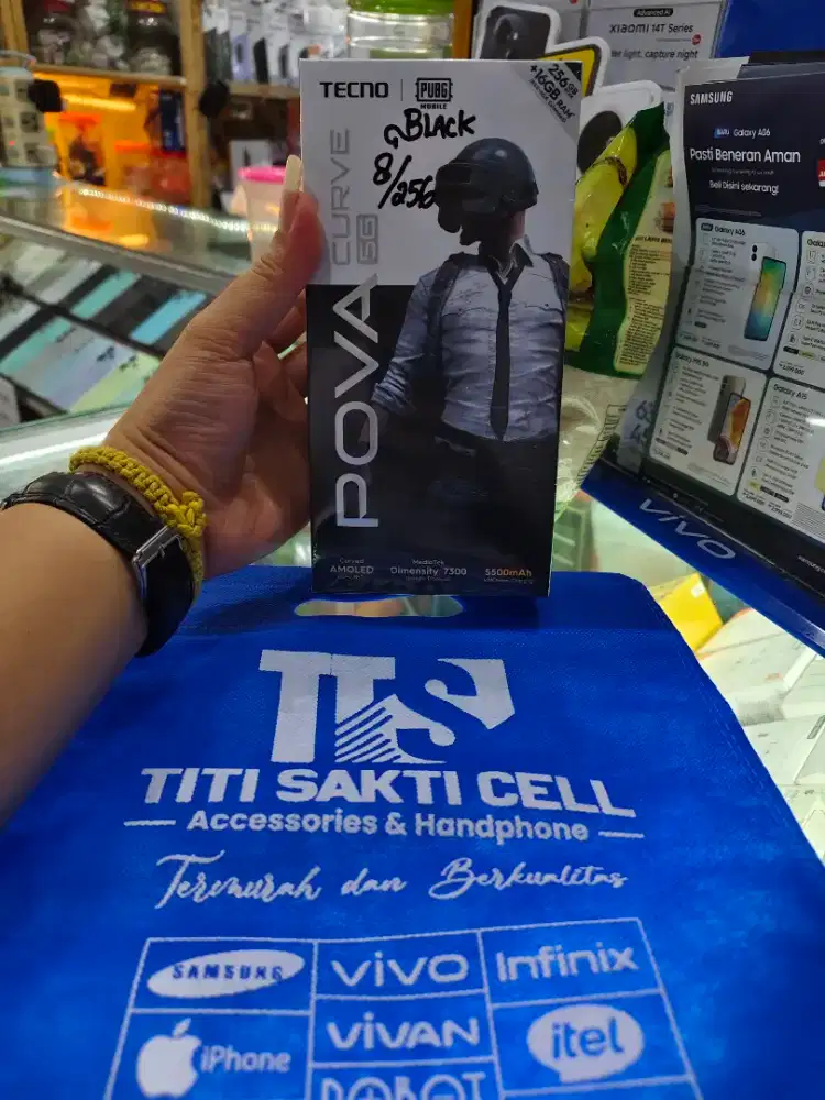 Tecno pova curve 5G 8/256 cuci gudang