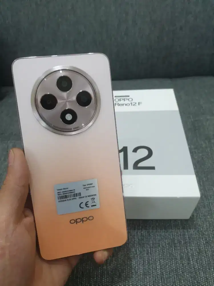 Oppo Reno 12f 4G 8/256 mulus lengkap