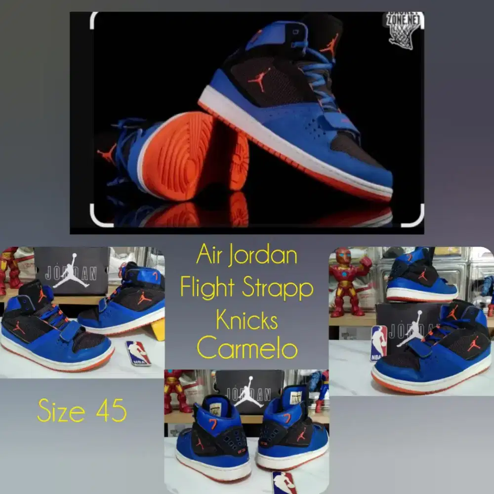 Sepatu Basket Nike Air Jordan Carmelo Vintage size 45