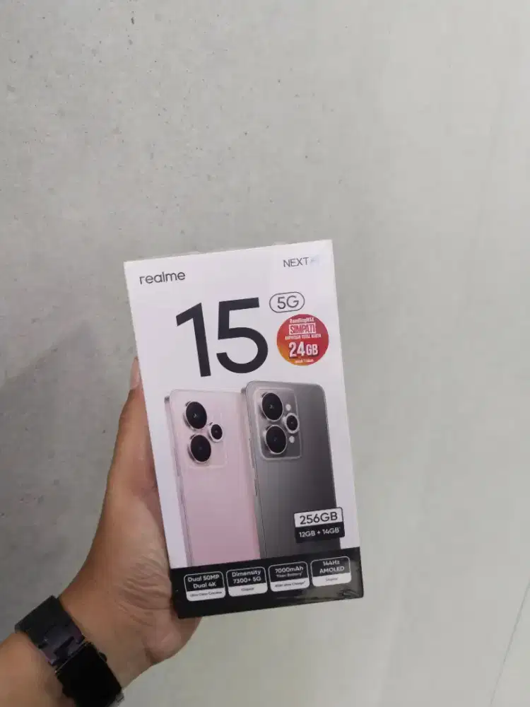 REALME 15 12/256GB PROMO 256GB NEW, GARANSI 1THN