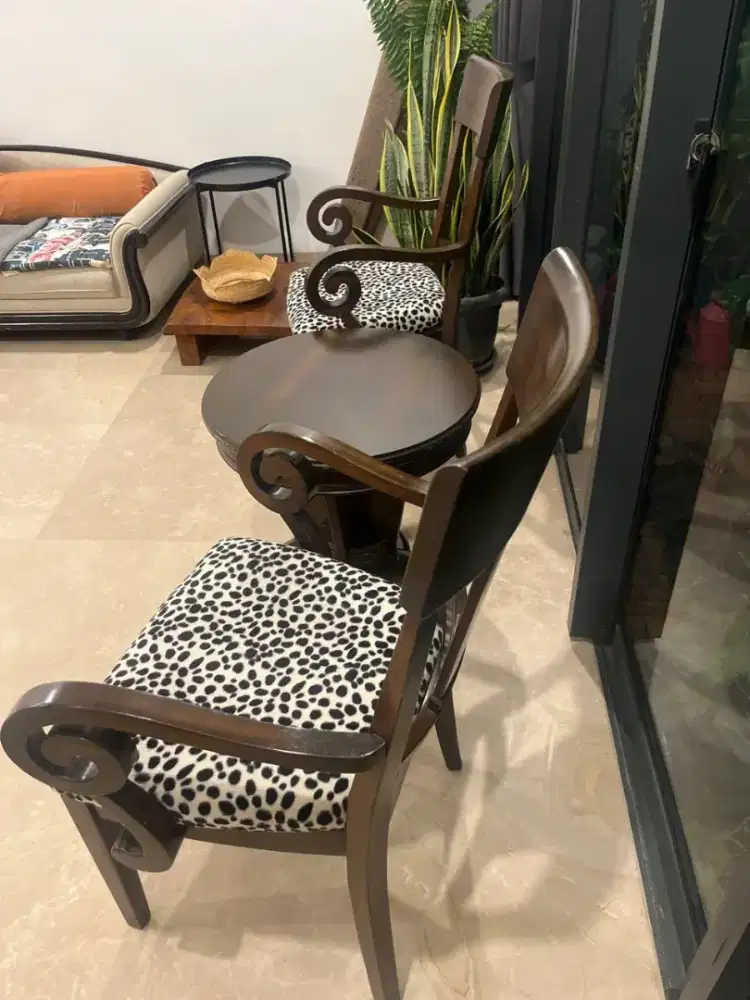 Chairs and coffee table from India