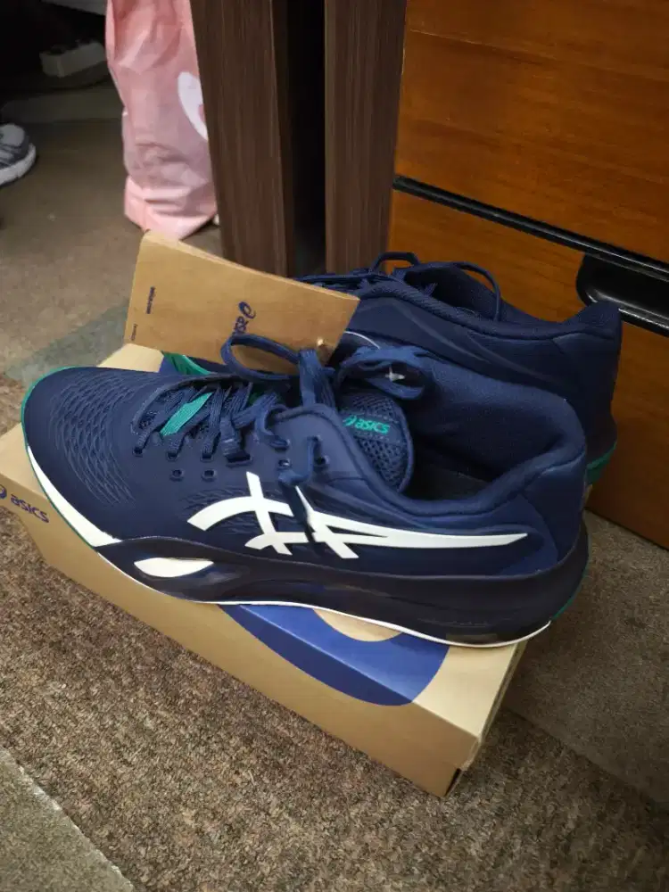 WTS Asics Gel Resolution X Midnight/Cream ukuran 44 US 10