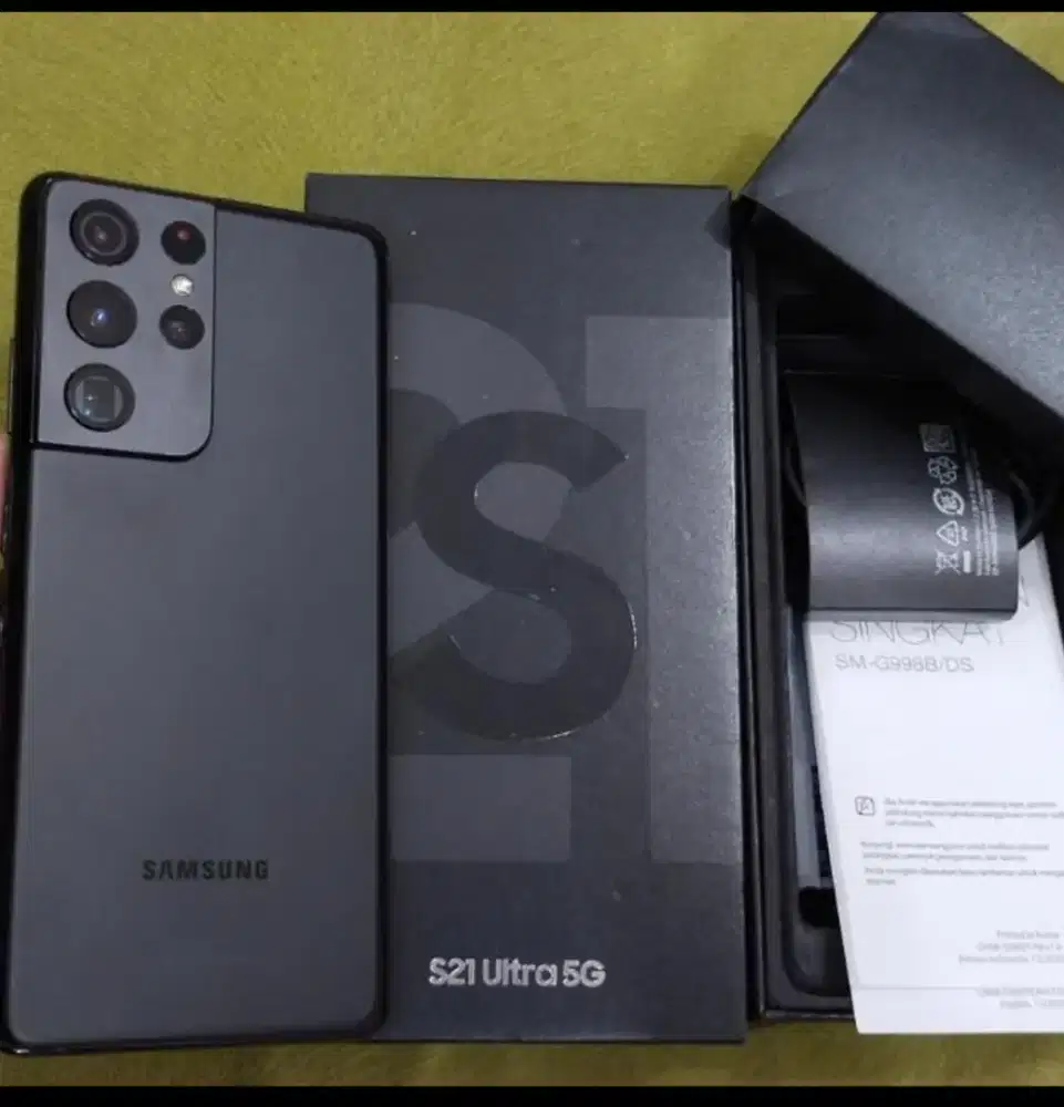 Murah hp Samsung S21 ultra 5G 12/256 lkp mulus,BS TT