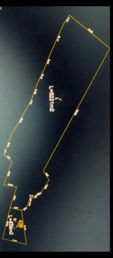 Tanah Strategis pinggir jalan A Yani Paringin Kota