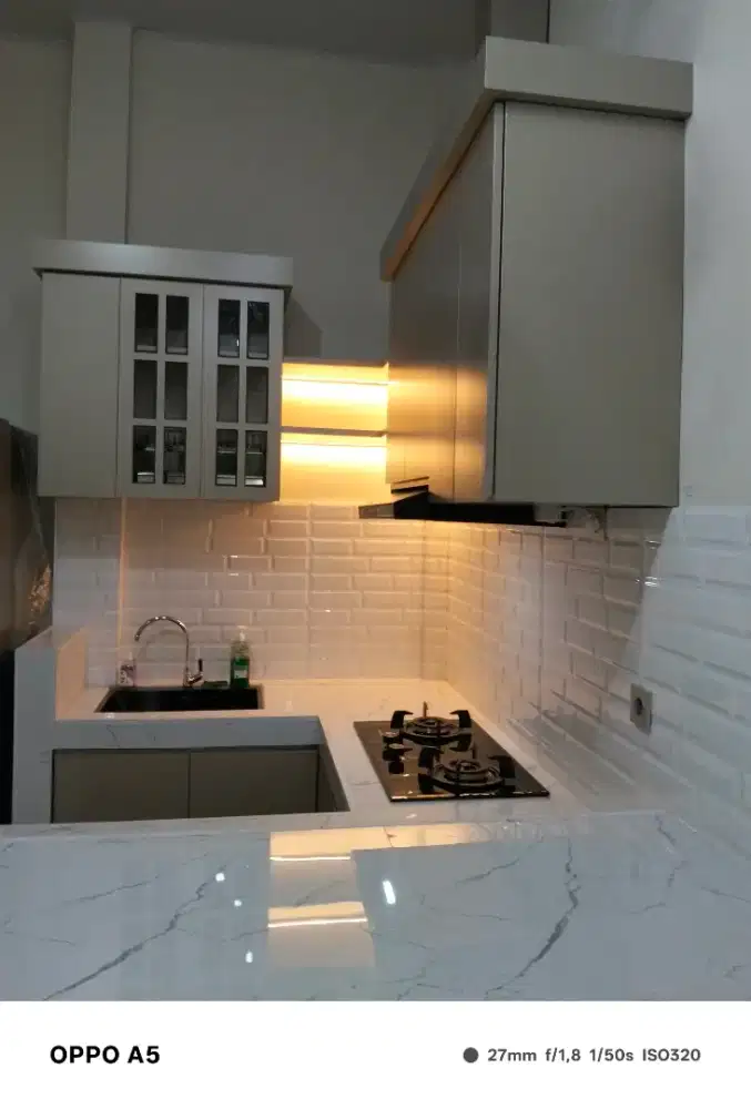Kitchen set aluminium double layer