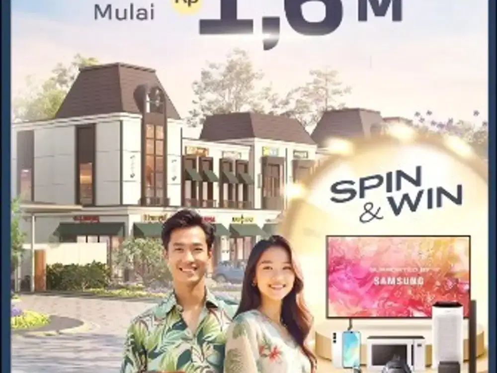 Ruko La Vallee 1,6M – FREE PPN 100% | KPR DP 0 | Siap Pakai Des 2025!