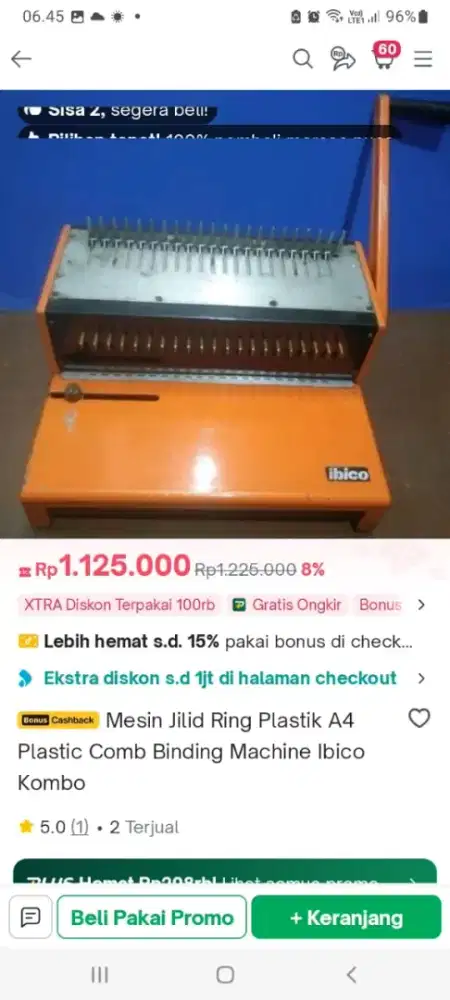 Mesin jilid Ring iBico