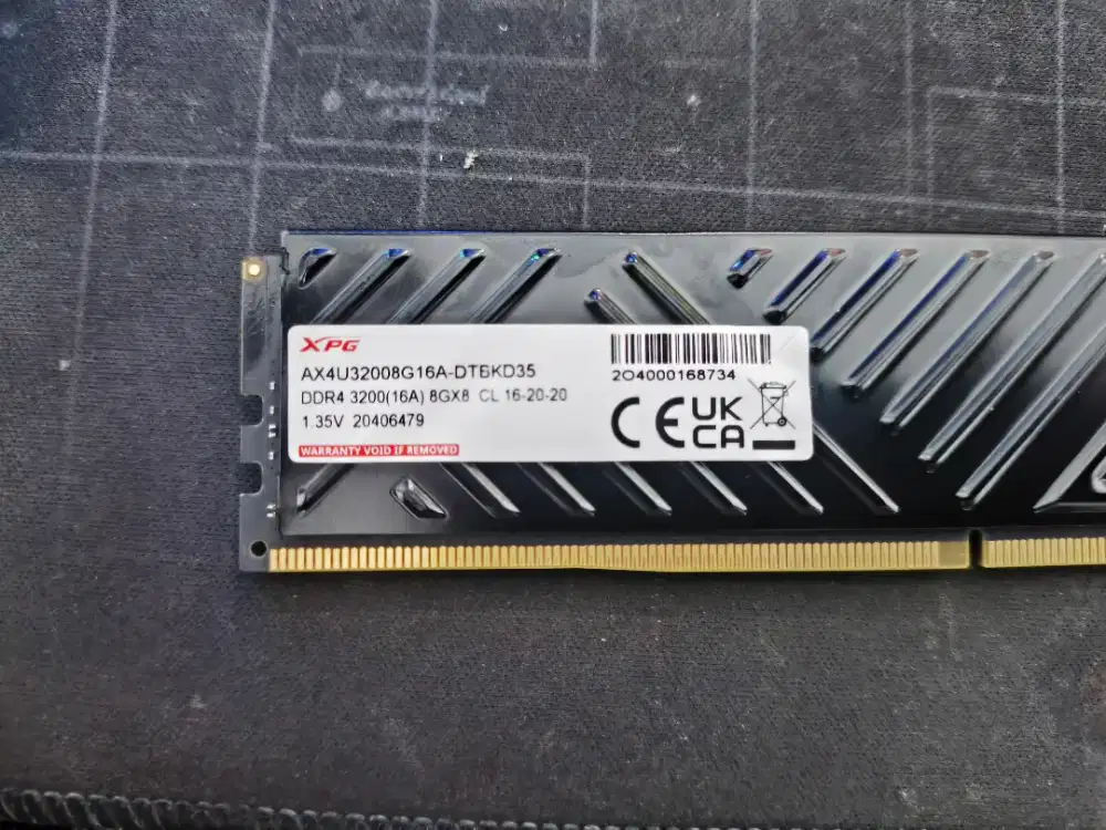 RAM PC / KOMPUTER DDR4 3200Mhz 8x8 16 GB Double Ram